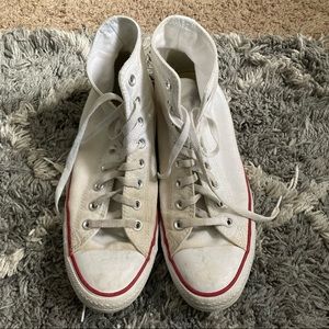 white high top converse